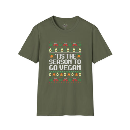'Tis The Season To Go Vegan T-Shirt