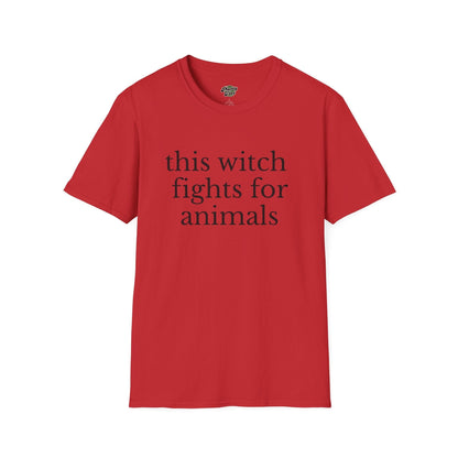This Witch Fights For Animals T-Shirt