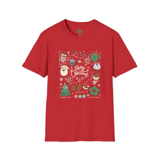 Merry Christmas Doodles T-Shirt