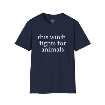 This Witch Fights For Animals T-Shirt