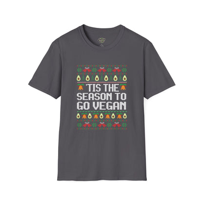 'Tis The Season To Go Vegan T-Shirt