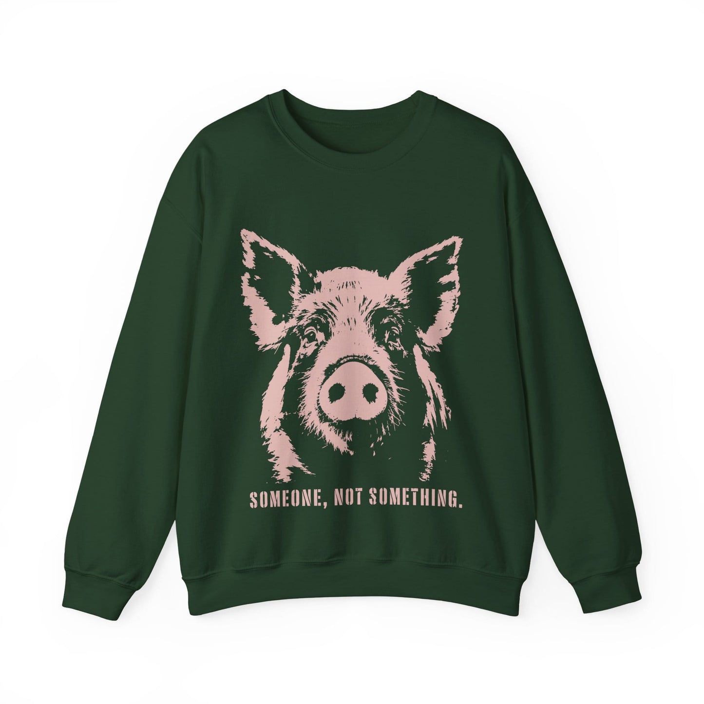Someone, Not Something — Animal Rights Crewneck Sweatshirt