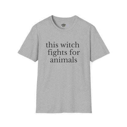 This Witch Fights For Animals T-Shirt
