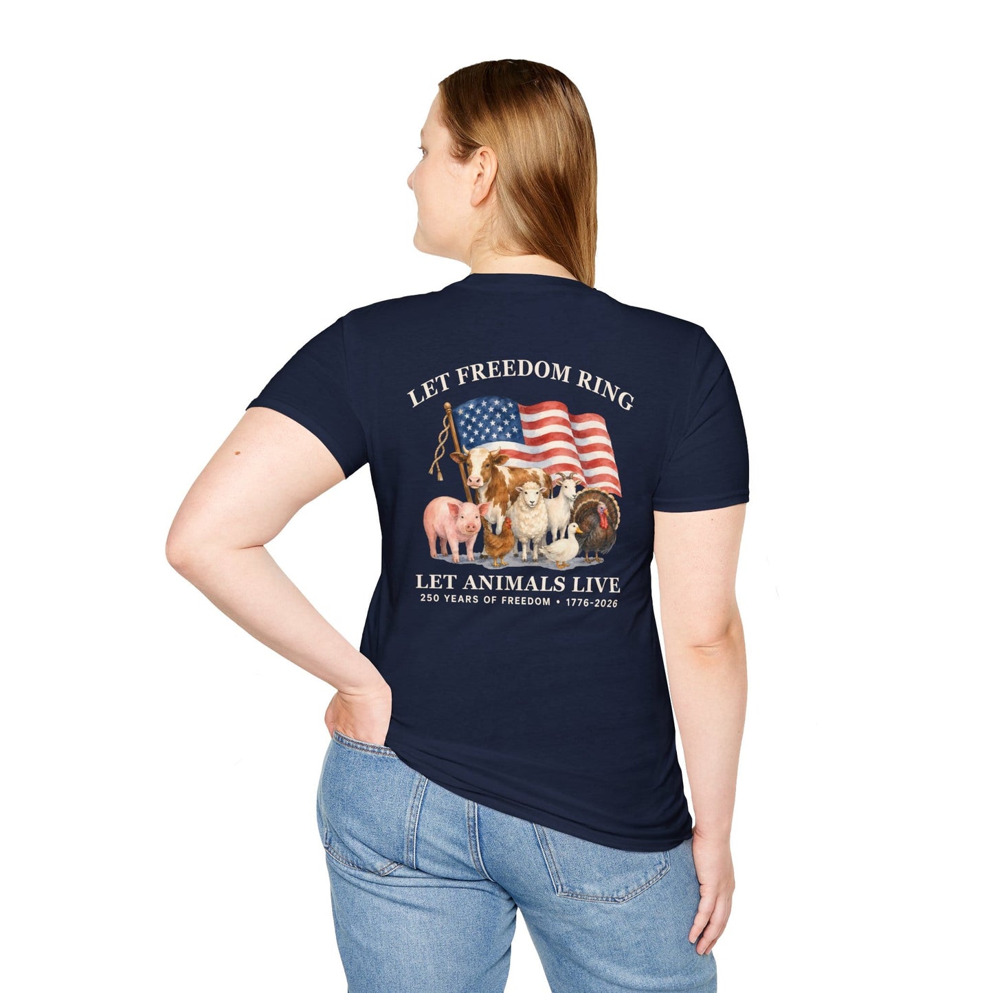 Farm Animal Pocket Tee — Cute Cow Pig Chick Graphic T-Shirt