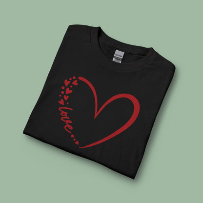 Minimalist Heart Love Tee – Vegan Valentine’s Long Sleeve Shirt | Ethical & Sweet Style