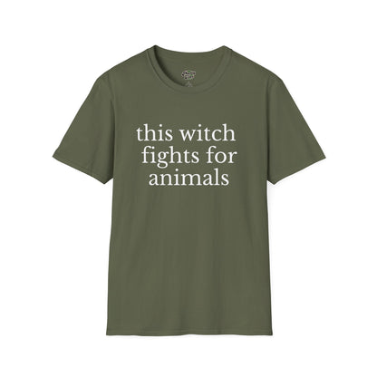 This Witch Fights For Animals T-Shirt