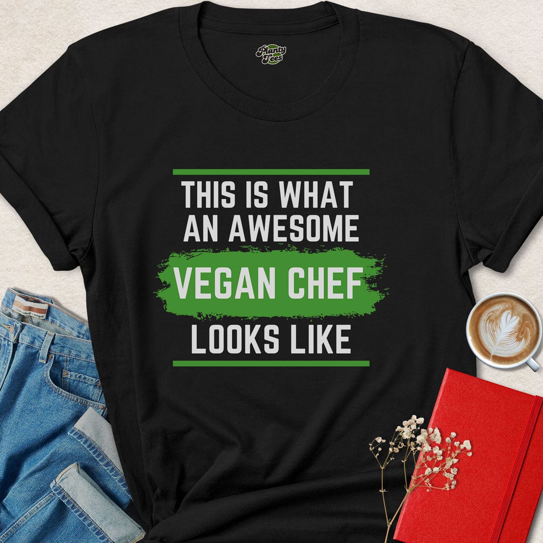 Awesome Vegan Chef T-Shirt