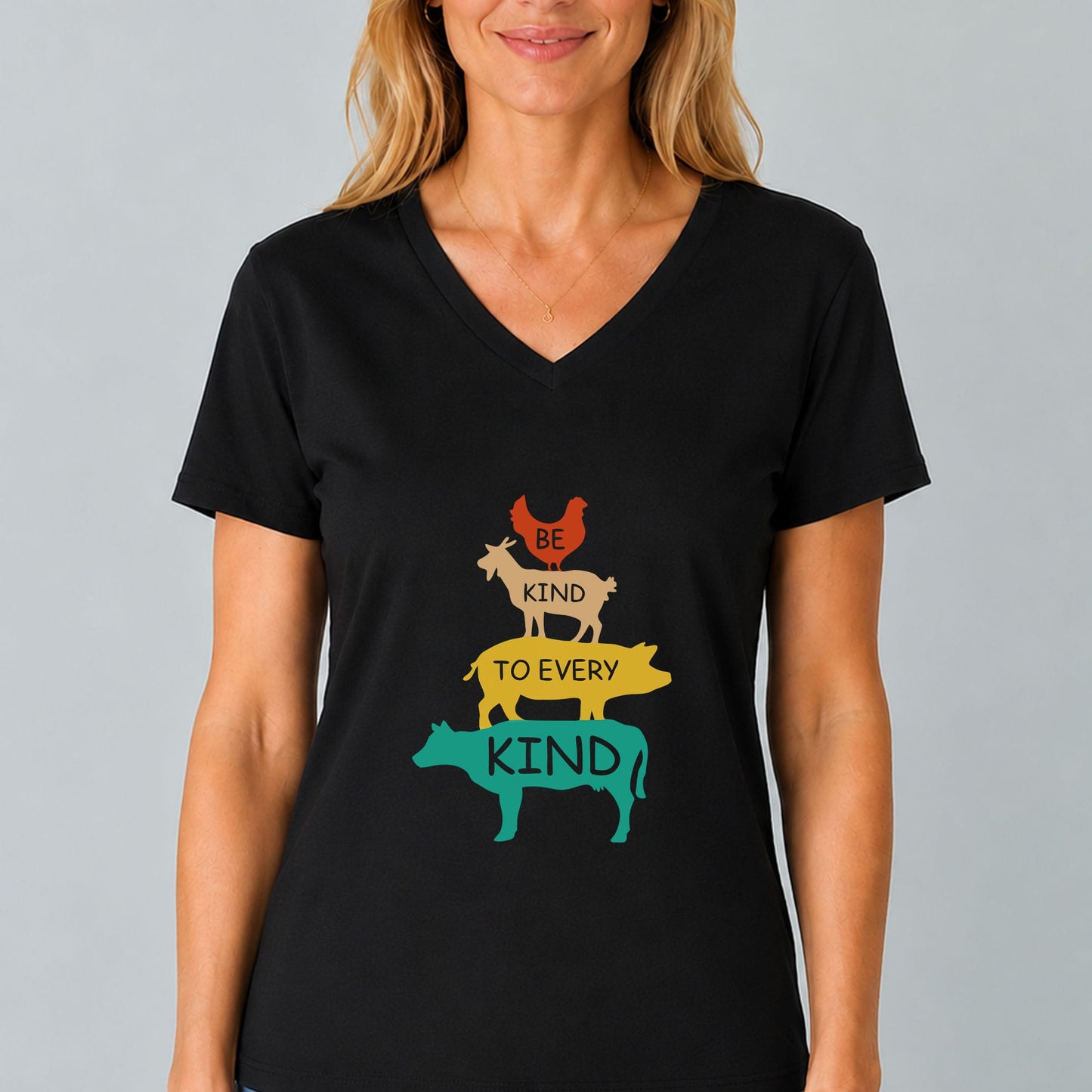 Be Kind To Every Kind V-Neck Shirt