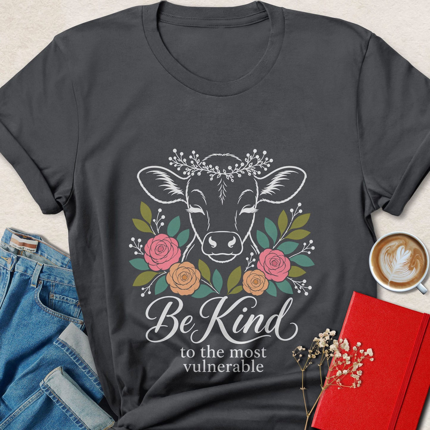 Be Kind to the Most Vulnerable Cow Vegan T-Shirt