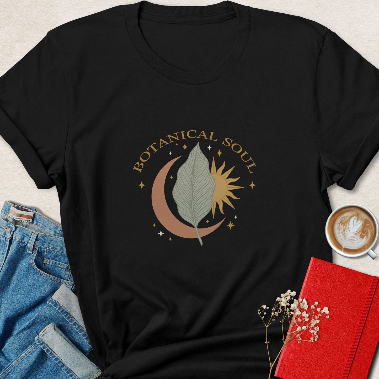 Botanical Soul Vegan Shirt | Boho Plant Based Apparel