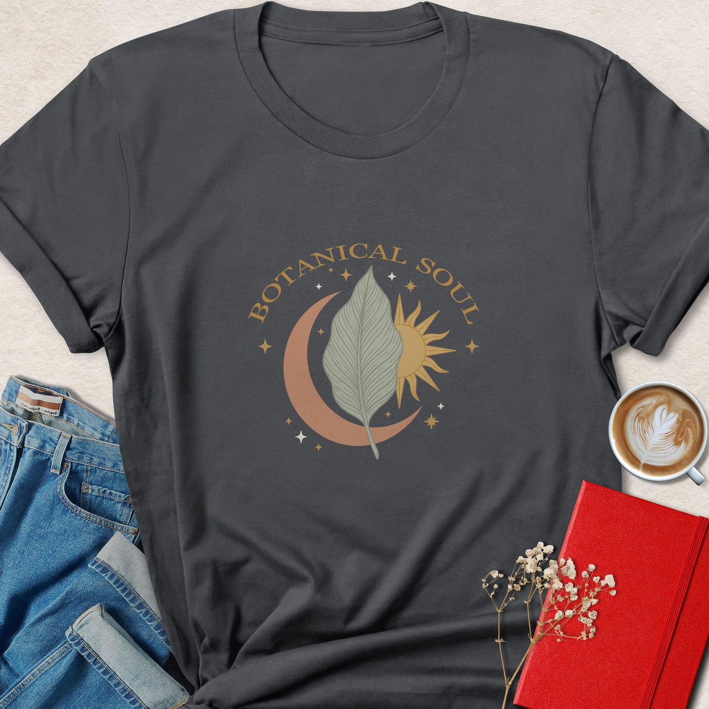 Botanical Soul Vegan Shirt | Boho Plant Based Apparel
