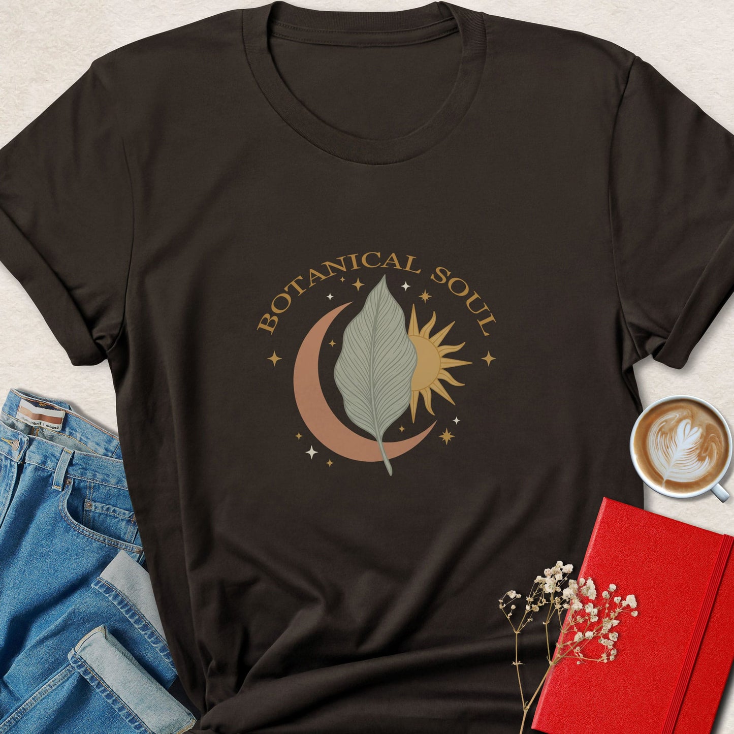 Botanical Soul Vegan Shirt | Boho Plant Based Apparel