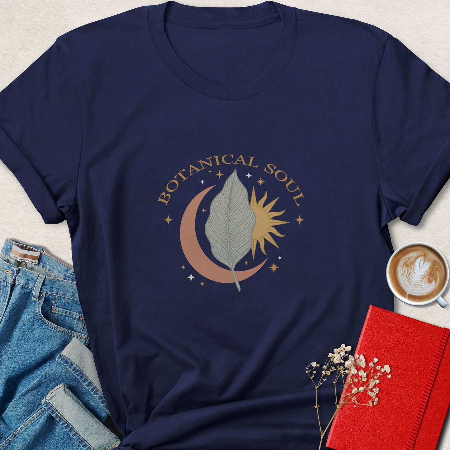 Botanical Soul Vegan Shirt | Boho Plant Based Apparel