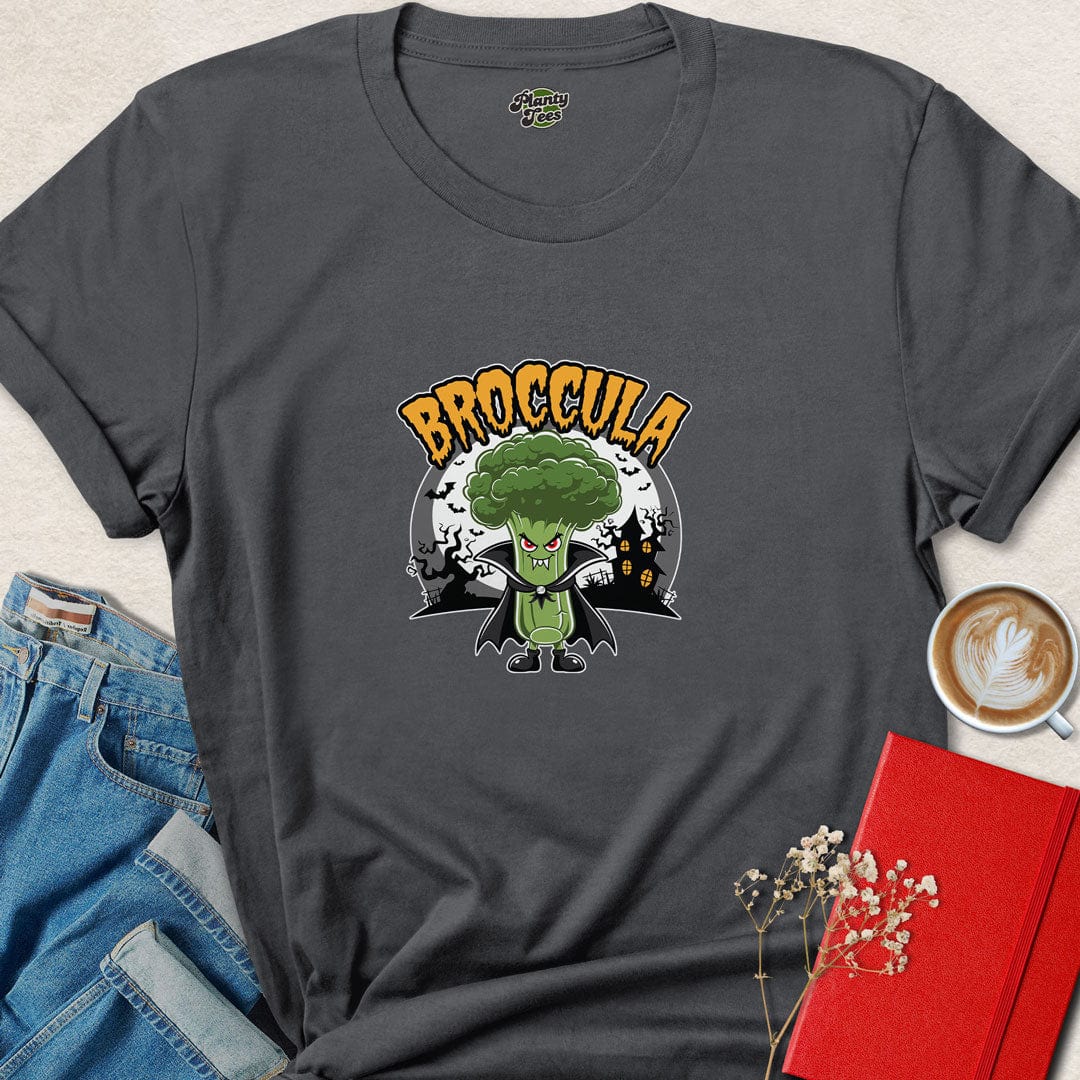 Broccula Halloween Vegan T-Shirt