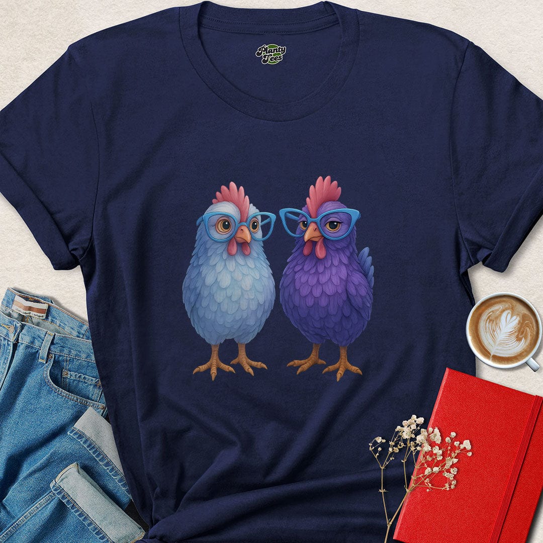 Funny Vegan Chicken Shirt – Cruelty-Free Tee for Animal Lovers