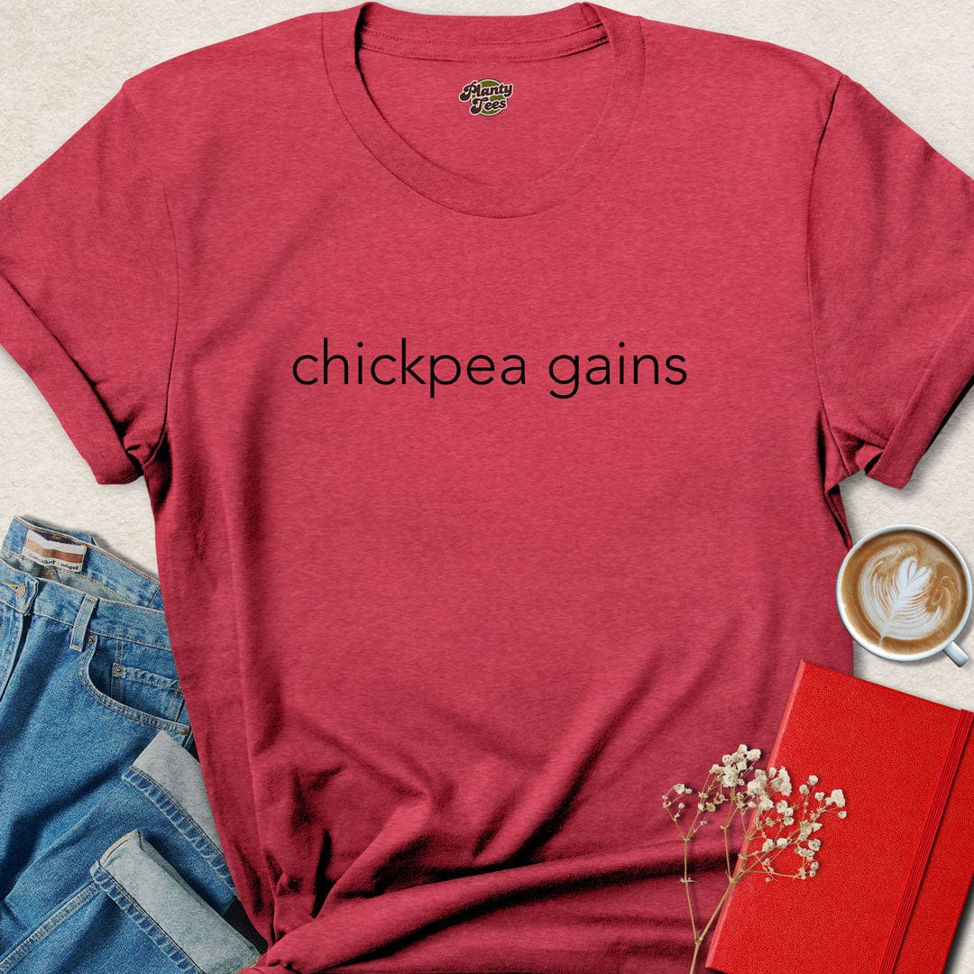 Chickpea Gains Text #2 T-Shirt