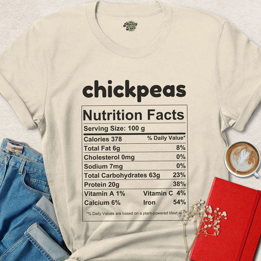 Chickpeas Nutrition Facts T-Shirt