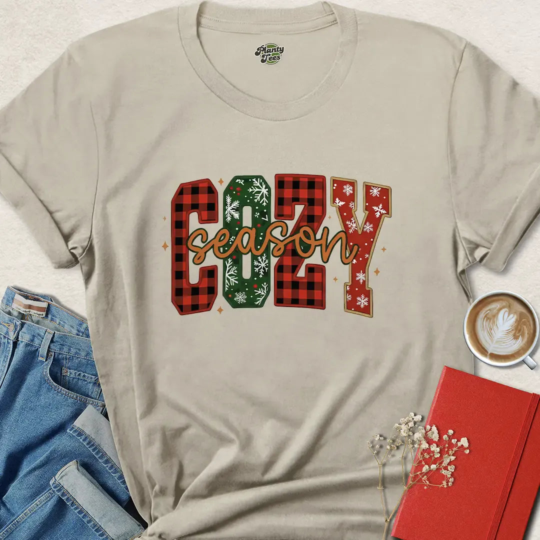 Cozy Vegan Christmas Shirt – Eco-Friendly & Festive Tee