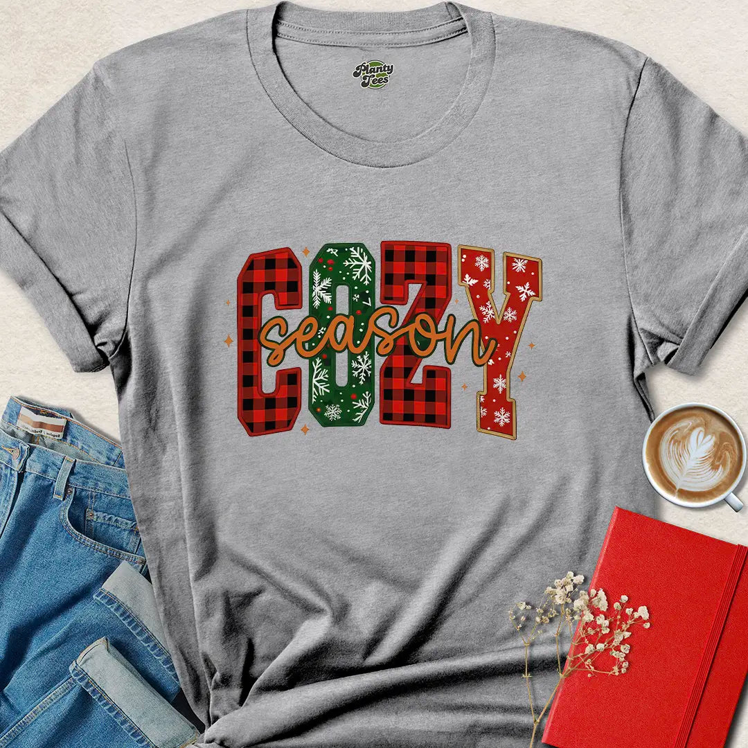 Cozy Vegan Christmas Shirt – Eco-Friendly & Festive Tee