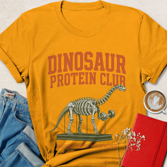 Dinosaur Protein Club Varsity T-shirt
