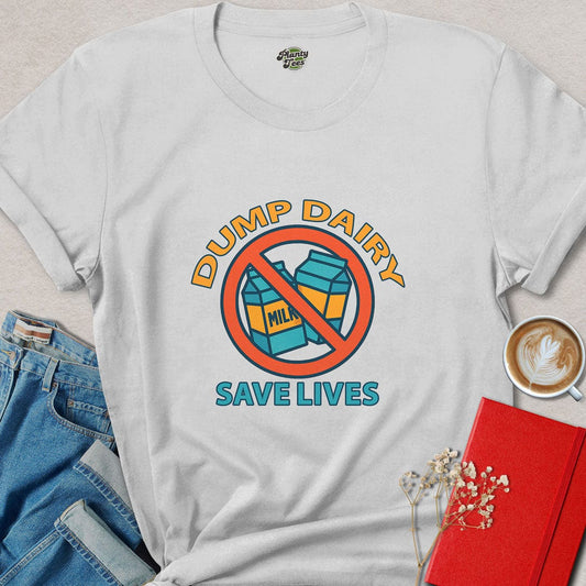 Dump Dairy Save Lives T-Shirt