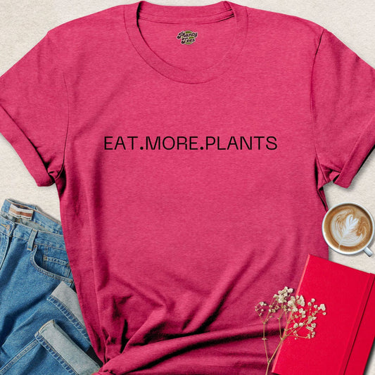 Eat More Plants Typo T-Shirt