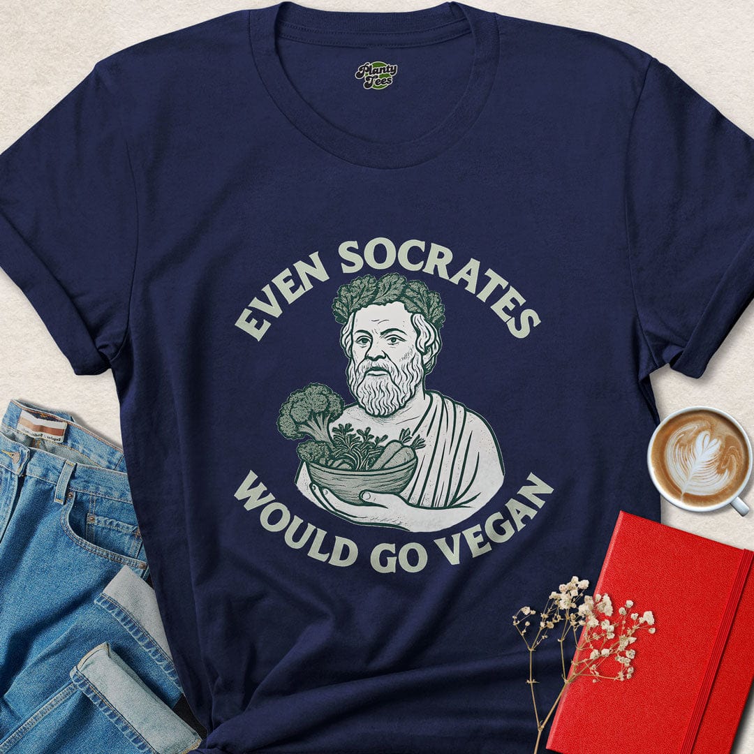 Even Socrates Would Go Vegan T-Shirt