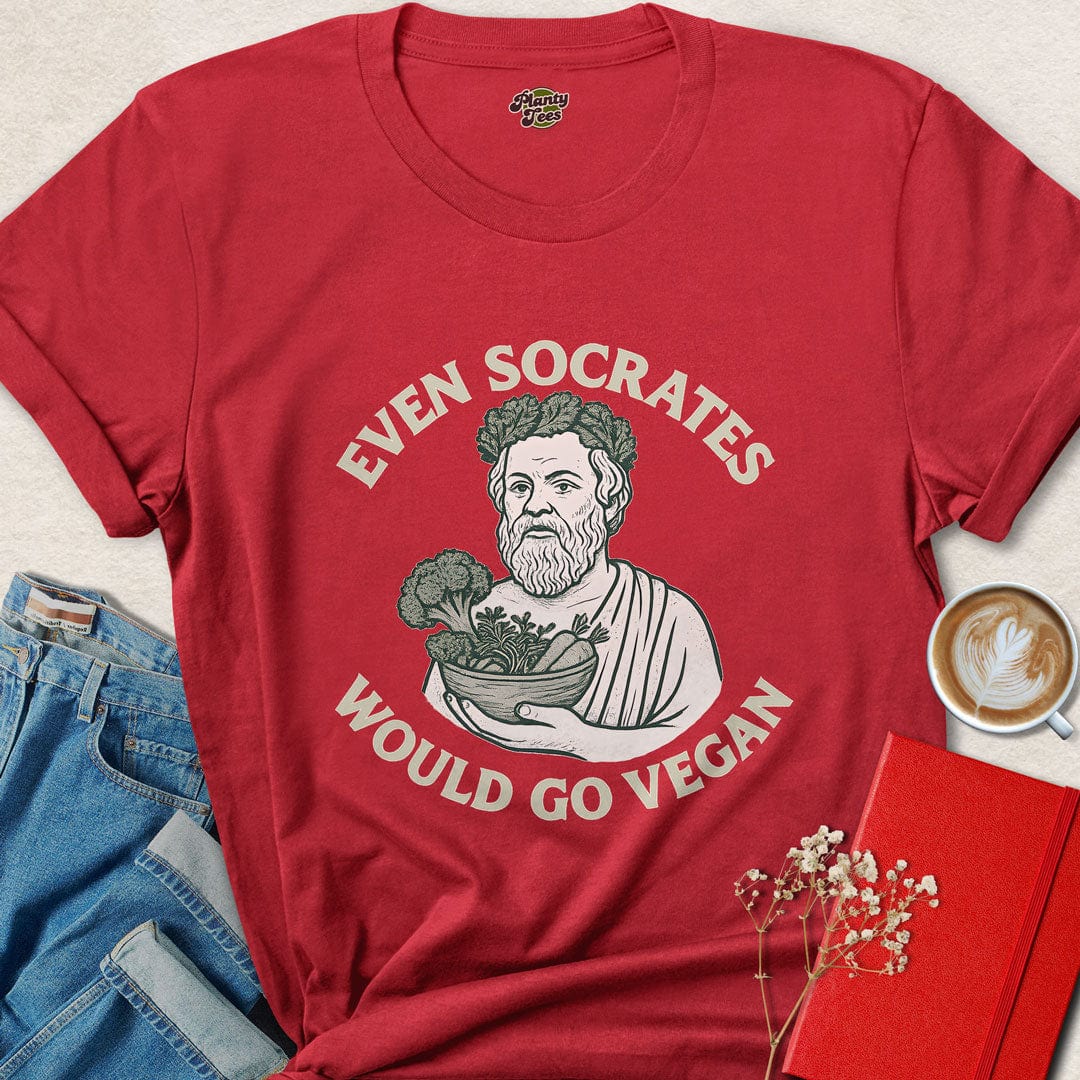 Even Socrates Would Go Vegan T-Shirt