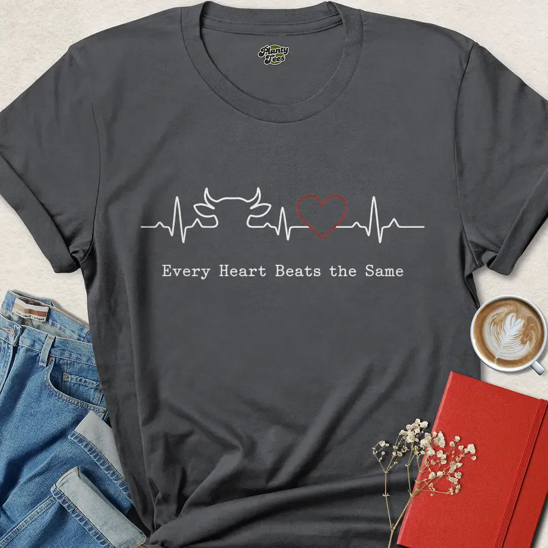 Every Heart Vegan Shirt – Compassionate Animal Rights Tee for Kind Living