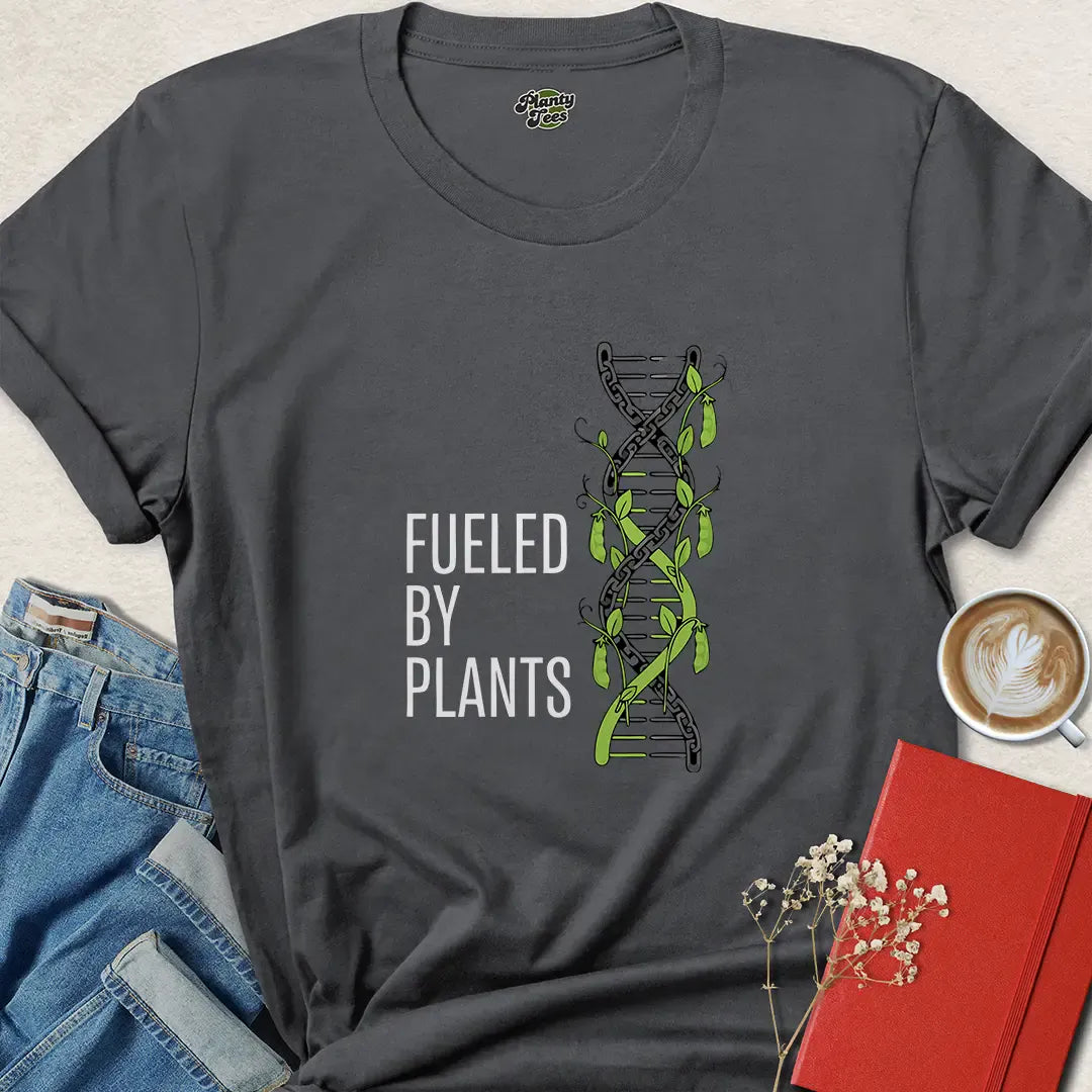 Fueled by Plants DNA Shirt – Bold Vegan Science-Inspired Tee