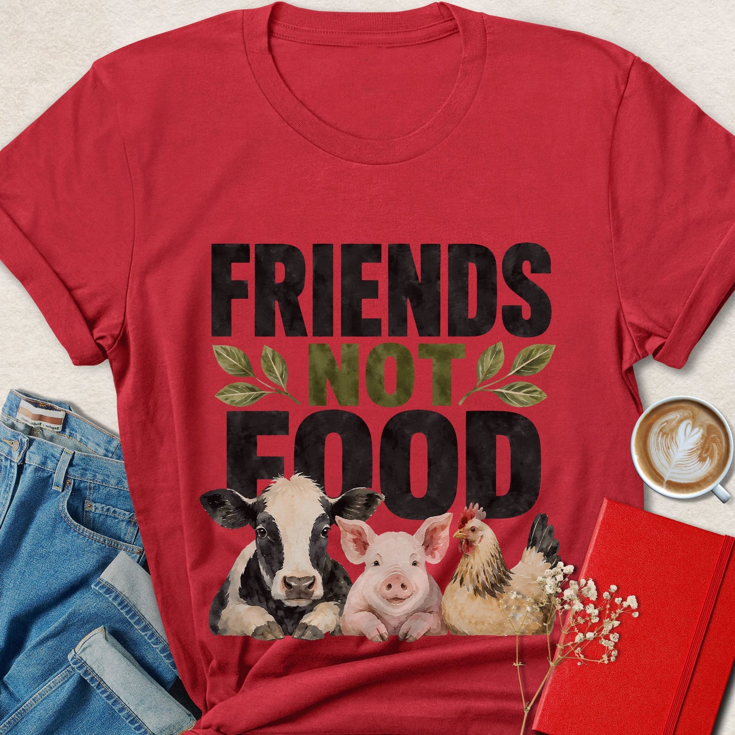 Friends Not Food Animal Rescue T-Shirt