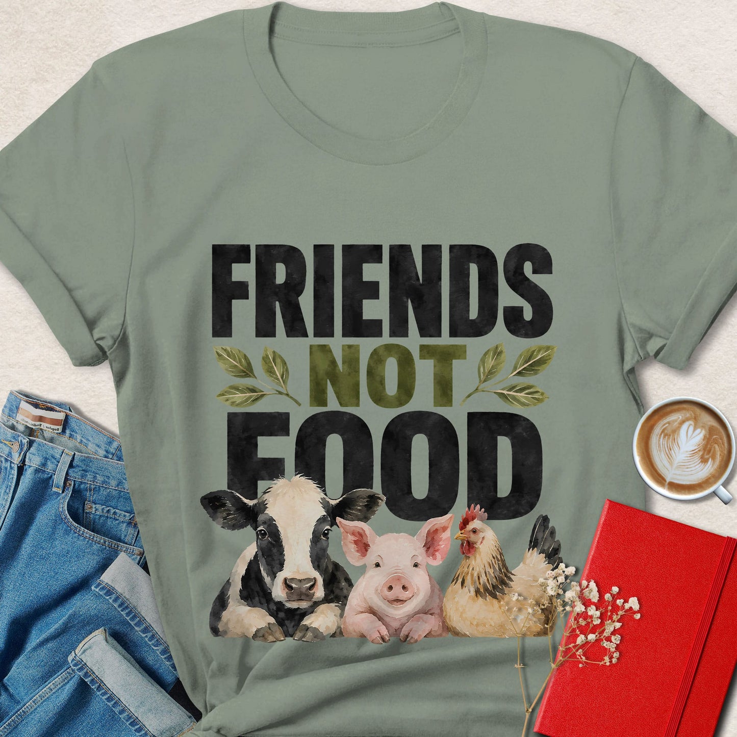 Friends Not Food Animal Rescue T-Shirt
