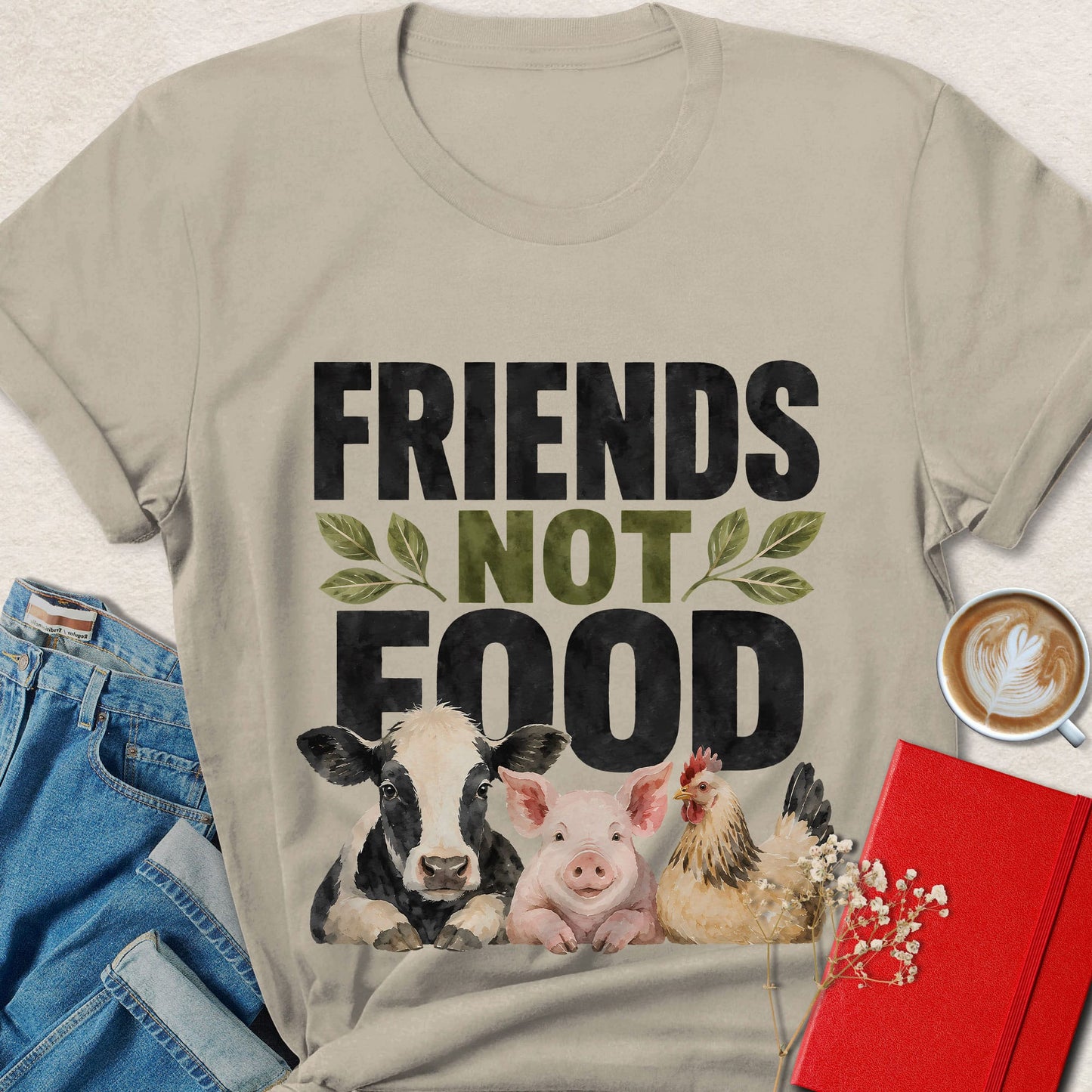 Friends Not Food Animal Rescue T-Shirt