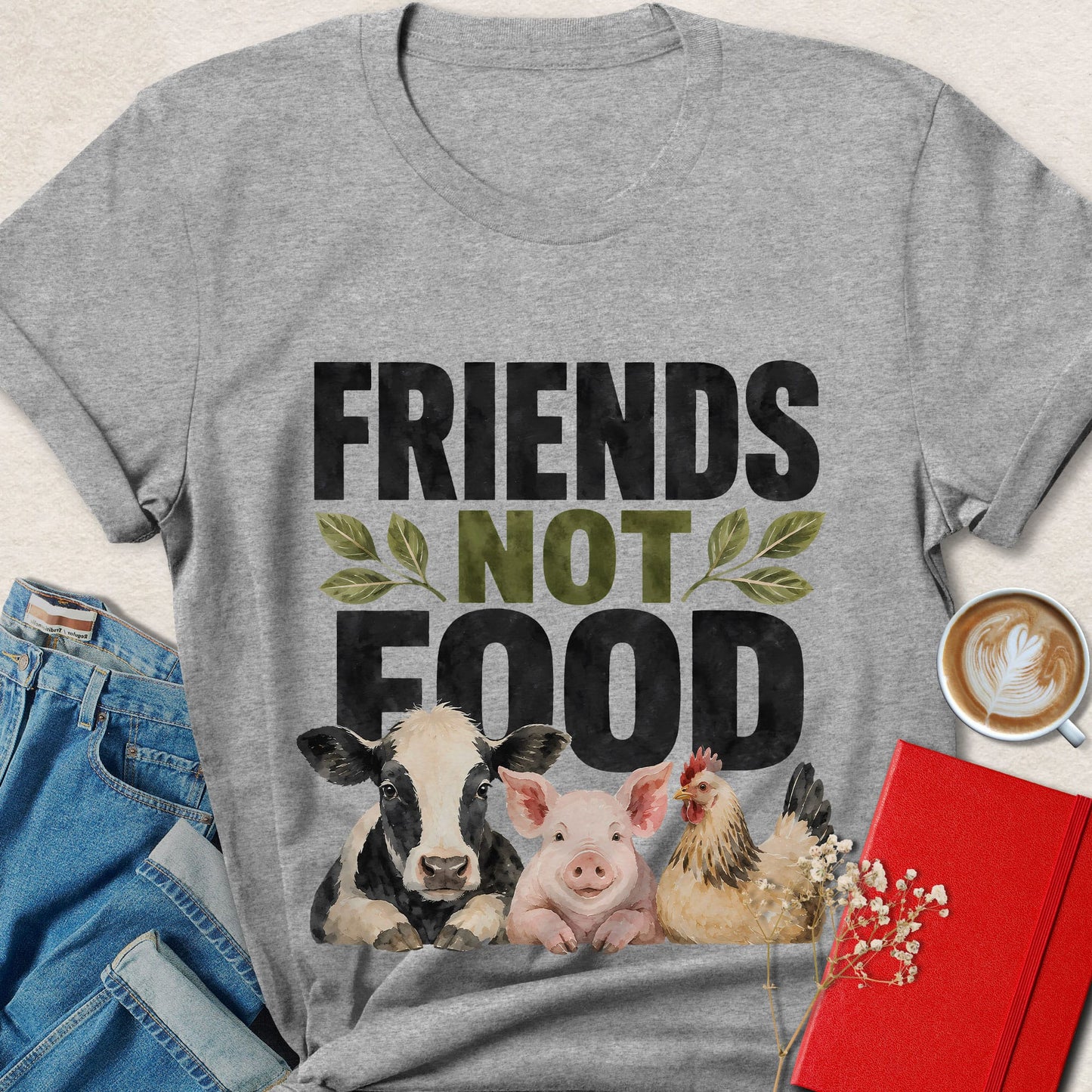 Friends Not Food Animal Rescue T-Shirt