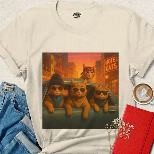 Vegan Street Cat Shirt – Cool Animal Rights Tee for Kind Rebels