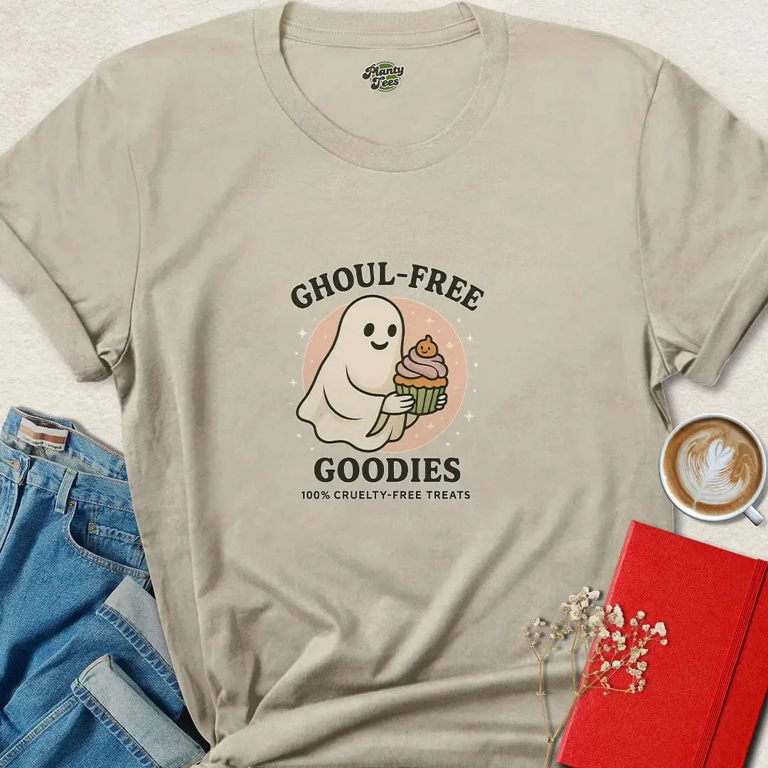 Ghoul-Free Goodies Halloween Vegan T-Shirt