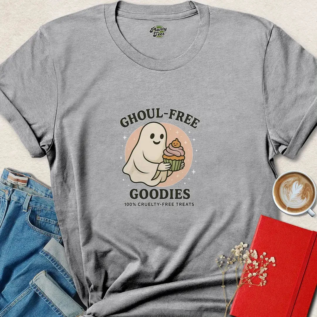 Ghoul-Free Goodies Halloween Vegan T-Shirt