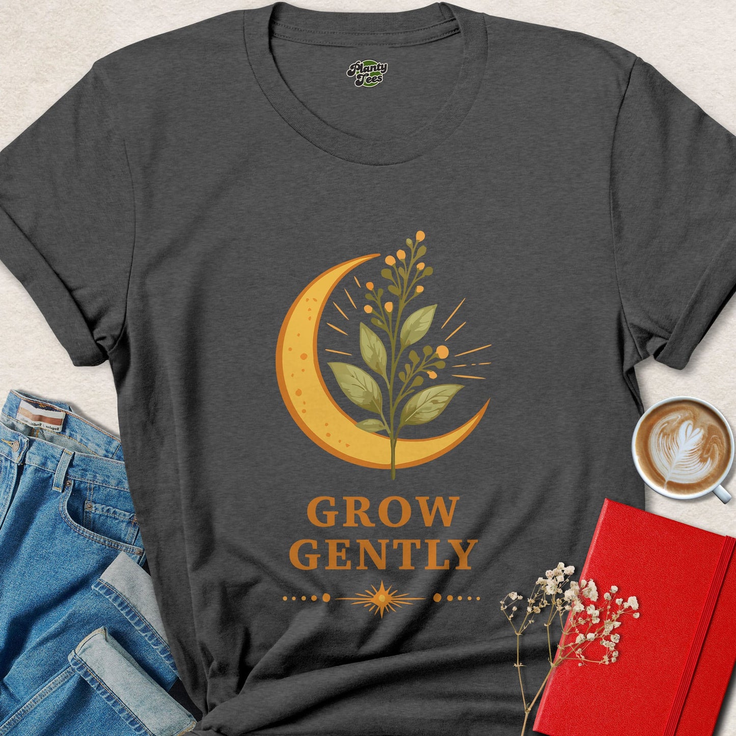 Grow Gently Vegan Shirt | Boho Plant Based Apparel