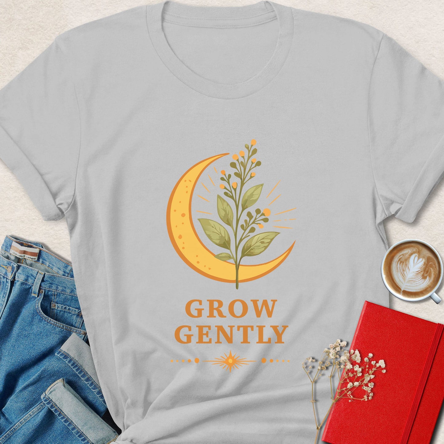 Grow Gently Vegan Shirt | Boho Plant Based Apparel