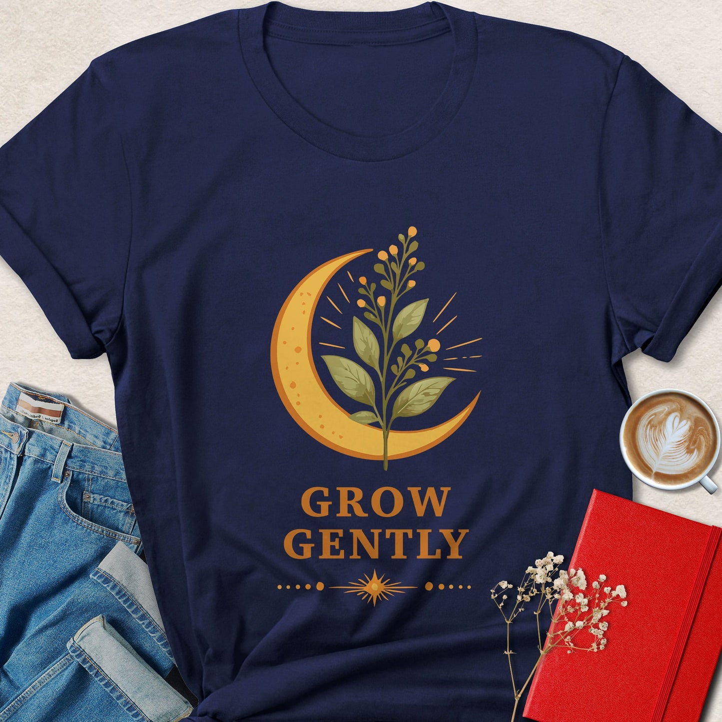Grow Gently Vegan Shirt | Boho Plant Based Apparel