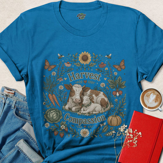 Harvest Compassion Vegan Animal Rights Farm Life Shirt