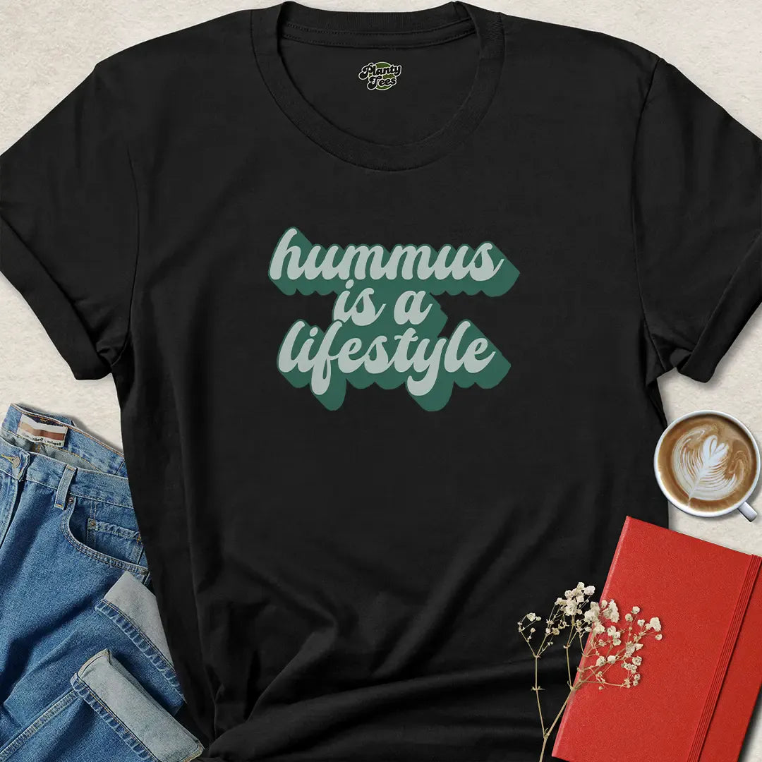 Hummus Is a Lifestyle Vegan Plant Based Shirt