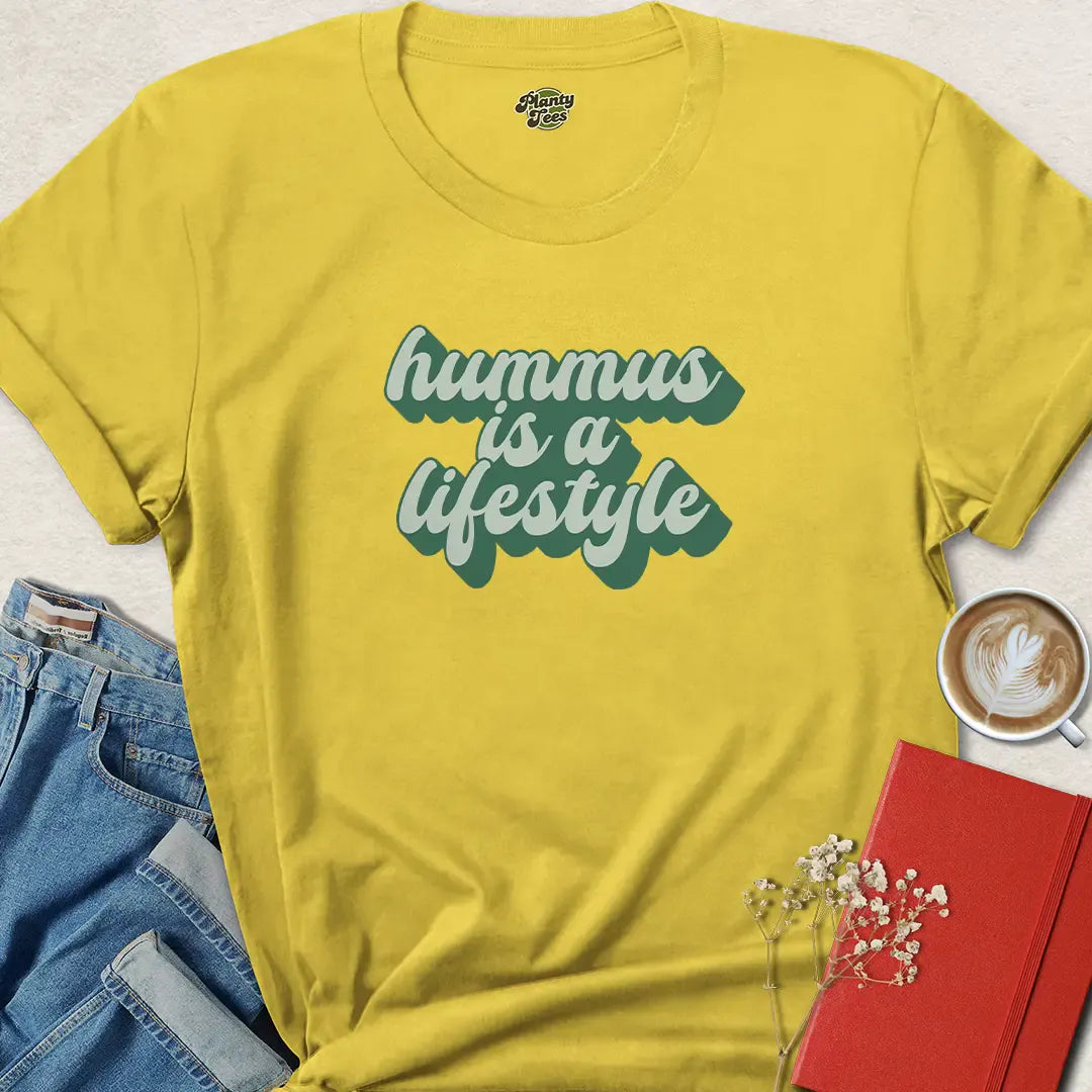 Hummus Is a Lifestyle Vegan Plant Based Shirt
