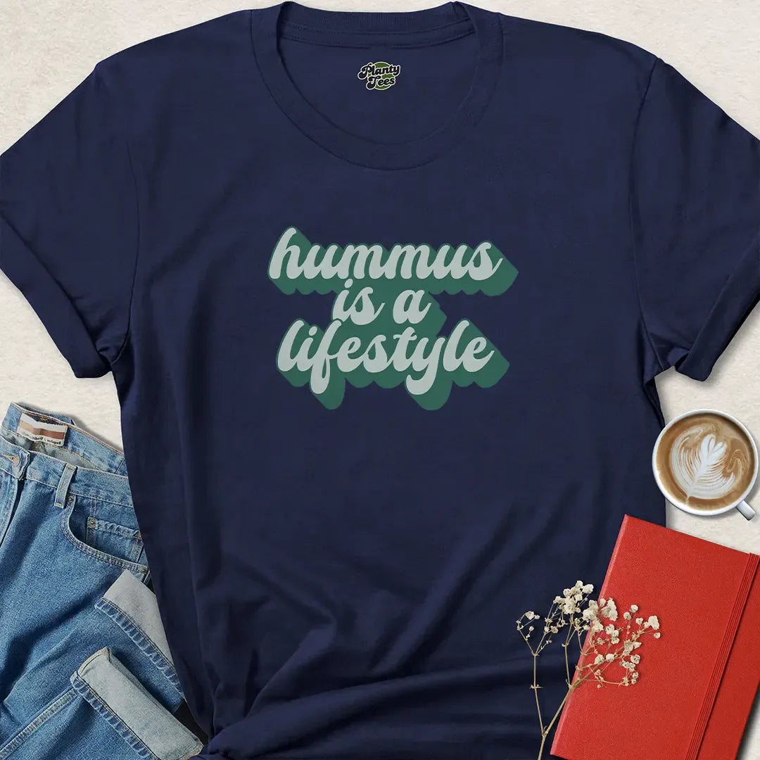Hummus Is a Lifestyle Vegan Plant Based Shirt