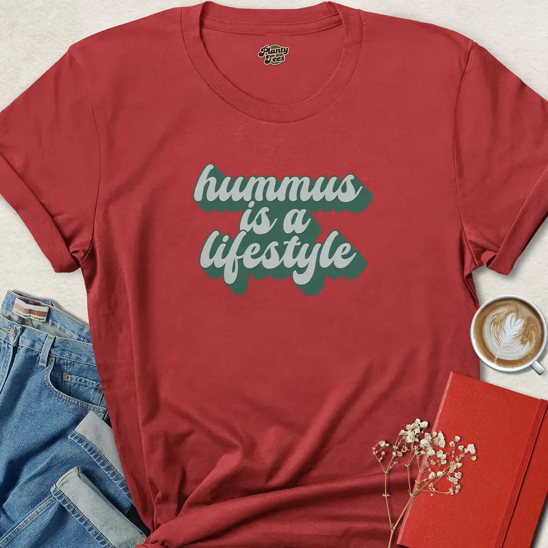 Hummus Is a Lifestyle Vegan Plant Based Shirt