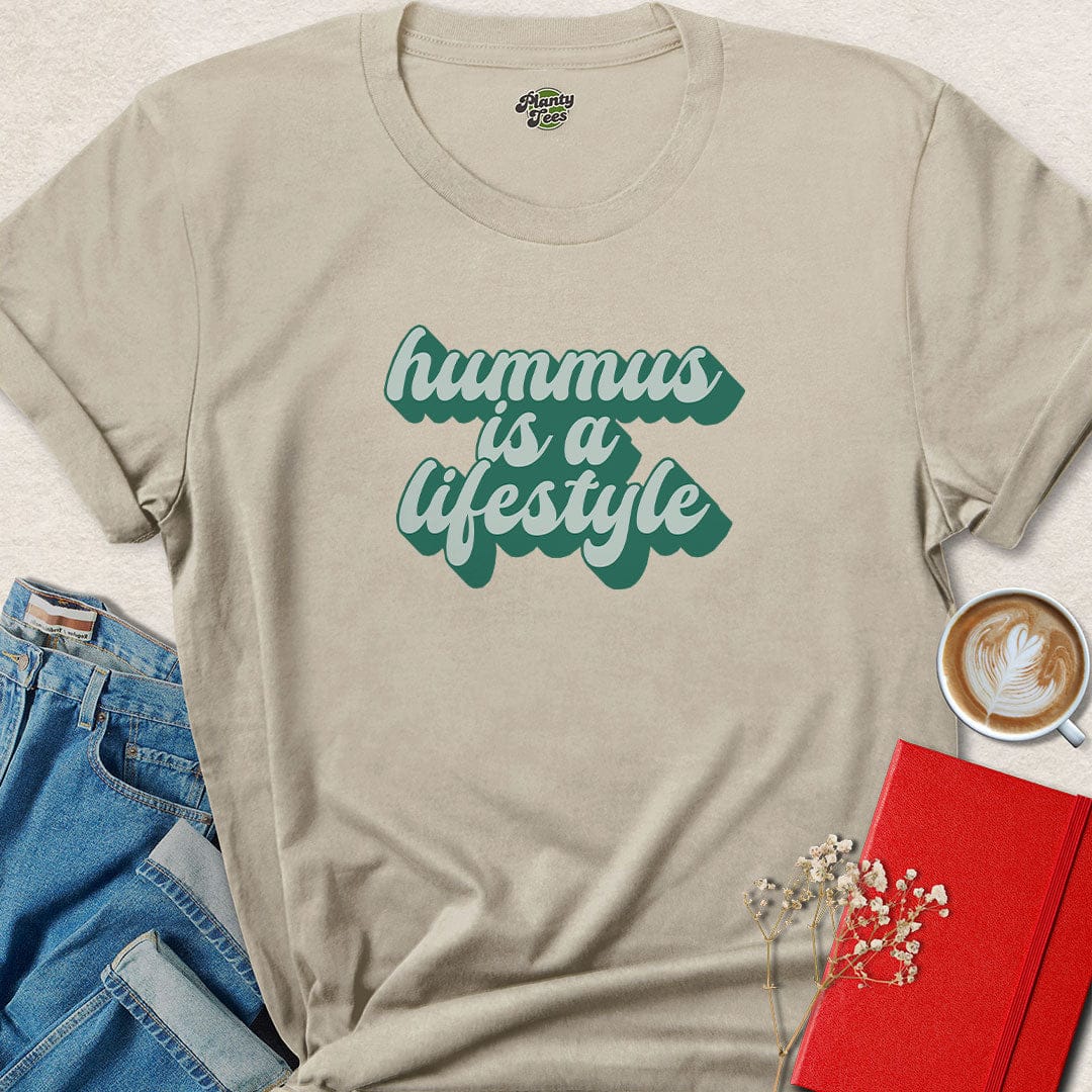 Hummus Is a Lifestyle Vegan Plant Based Shirt
