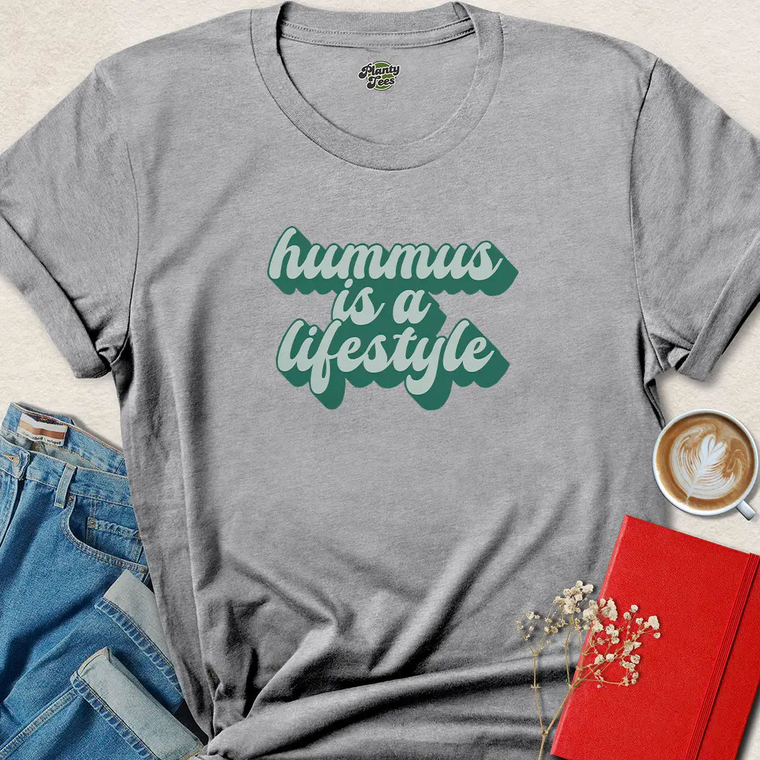 Hummus Is a Lifestyle Vegan Plant Based Shirt