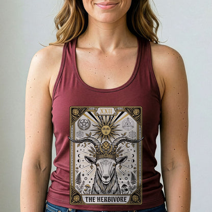 Herbivore Goat Tarot Vegan Tank Top