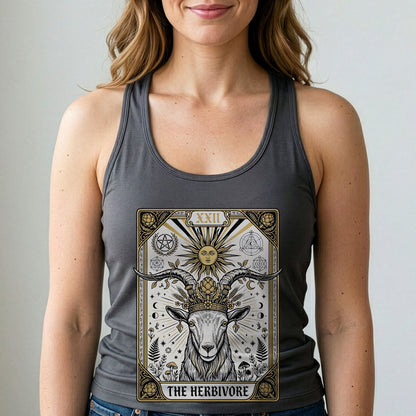 Herbivore Goat Tarot Vegan Tank Top