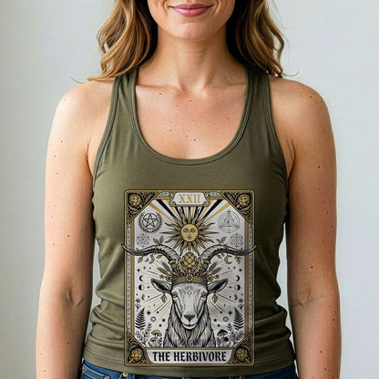 Herbivore Goat Tarot Vegan Tank Top